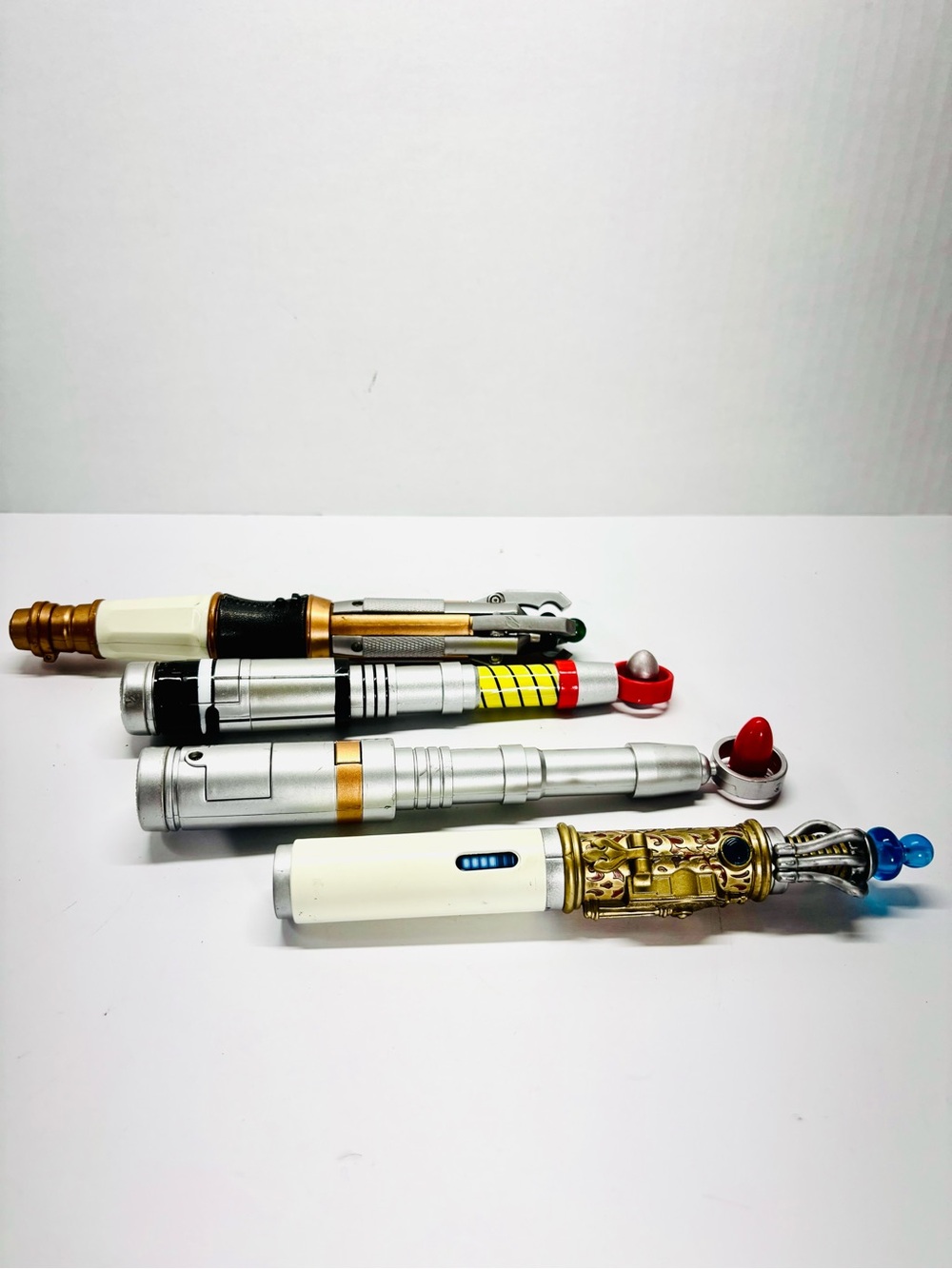 Lot Of 4 Doctor Who Sonic Screwdrivers Some Have Working Lights & Sounds BBC